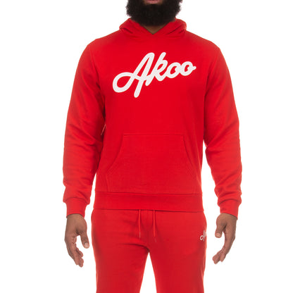 Akoo Mens Akoo Hoodie (Red)