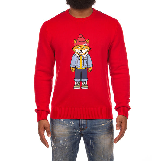 Akoo Mens Slick Bundled Sweater (Red)