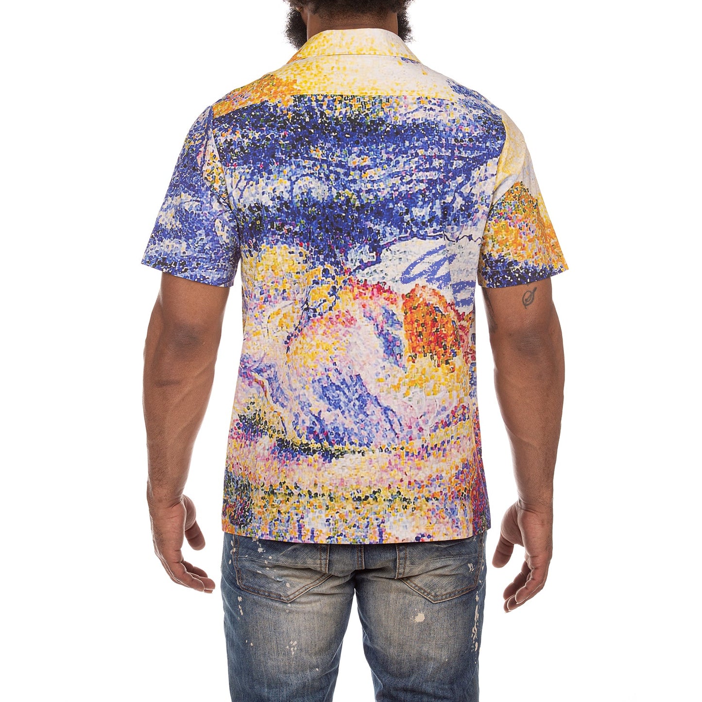 AKOO Men's Shirt - Meadow SS Woven (White)