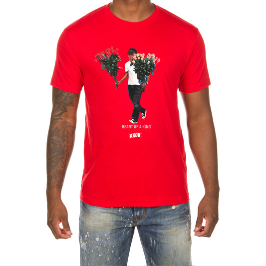 Akoo Mens Bouquet SS Tee (Red)