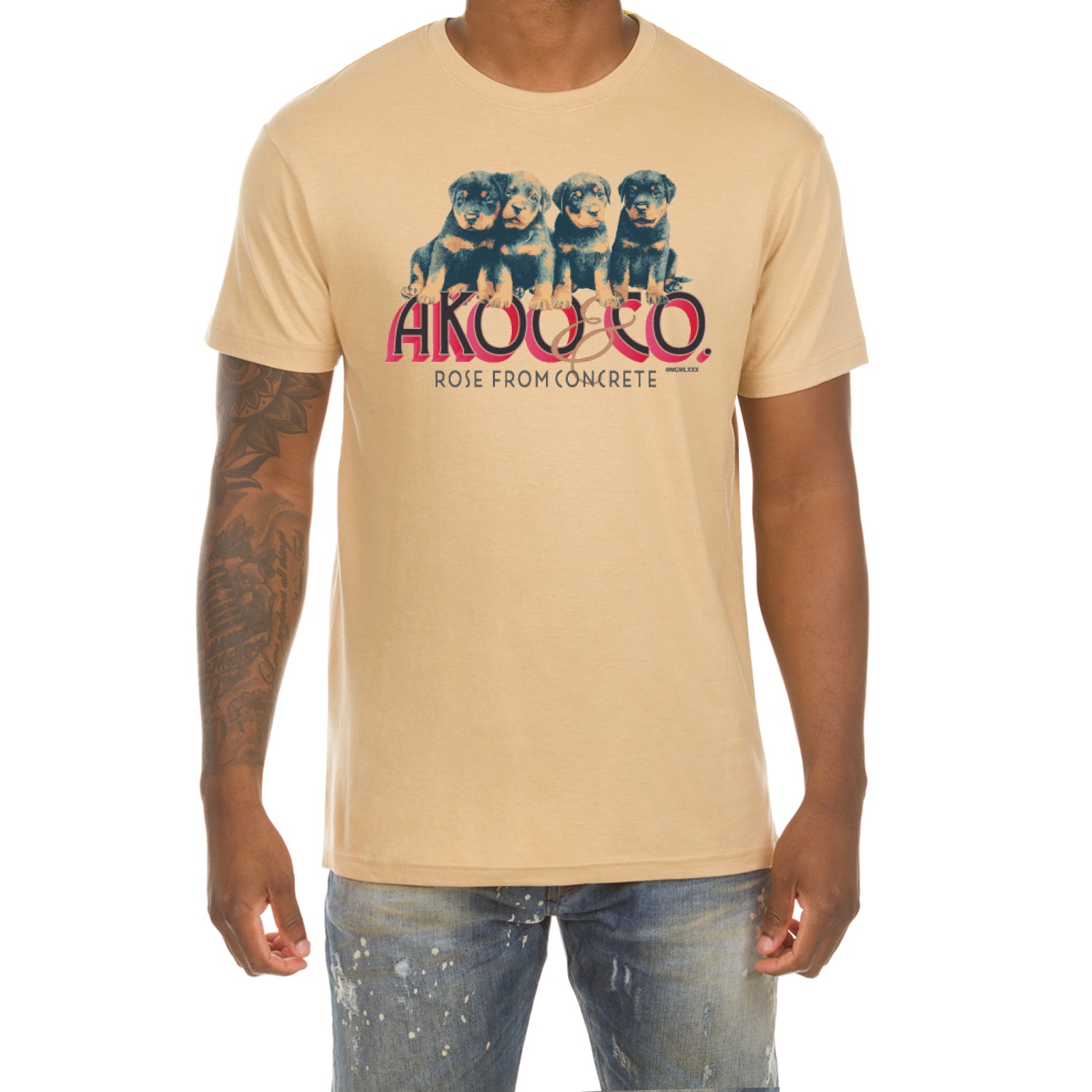 Puppies Rose SS Tee
