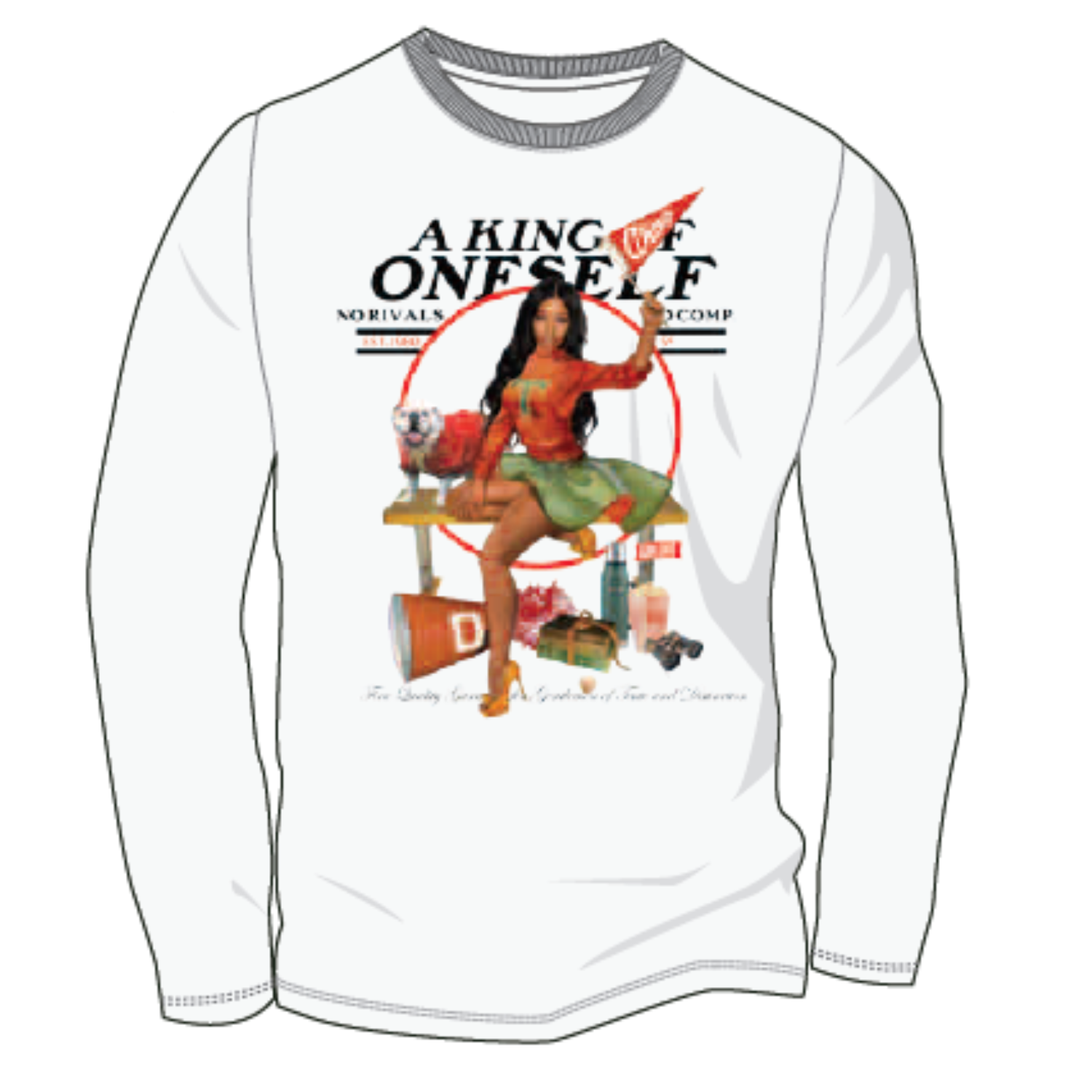 Pin Up LS Tee