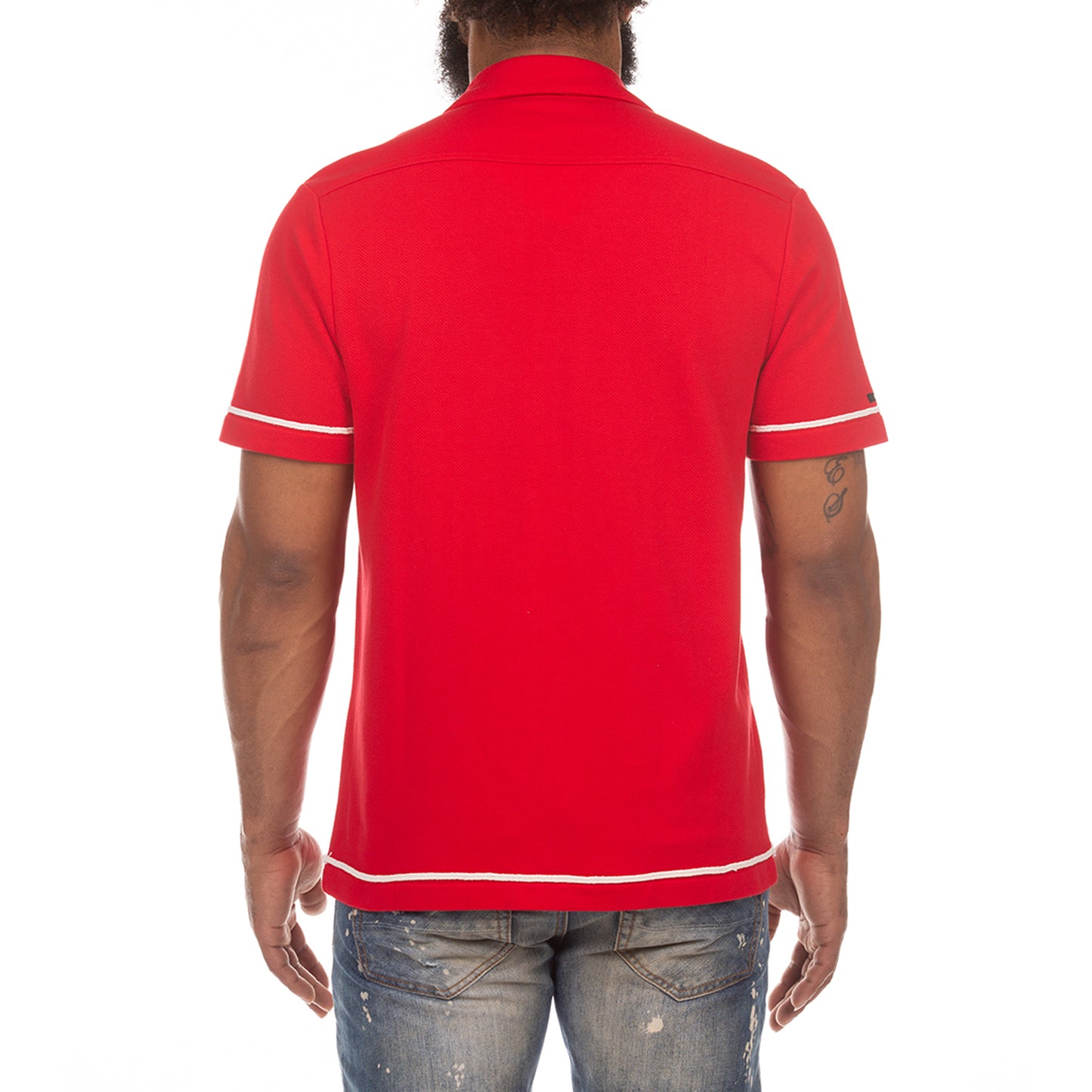 Akoo Mens Motivation SS Woven (Red)