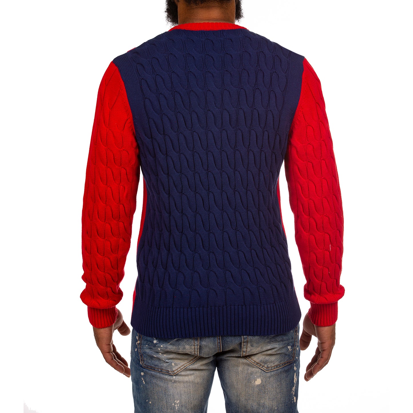 Slick Bundled Sweater (Red)