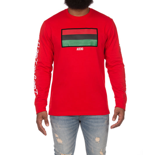 Akoo Mens Sunflower LS Knit (Racing Red)