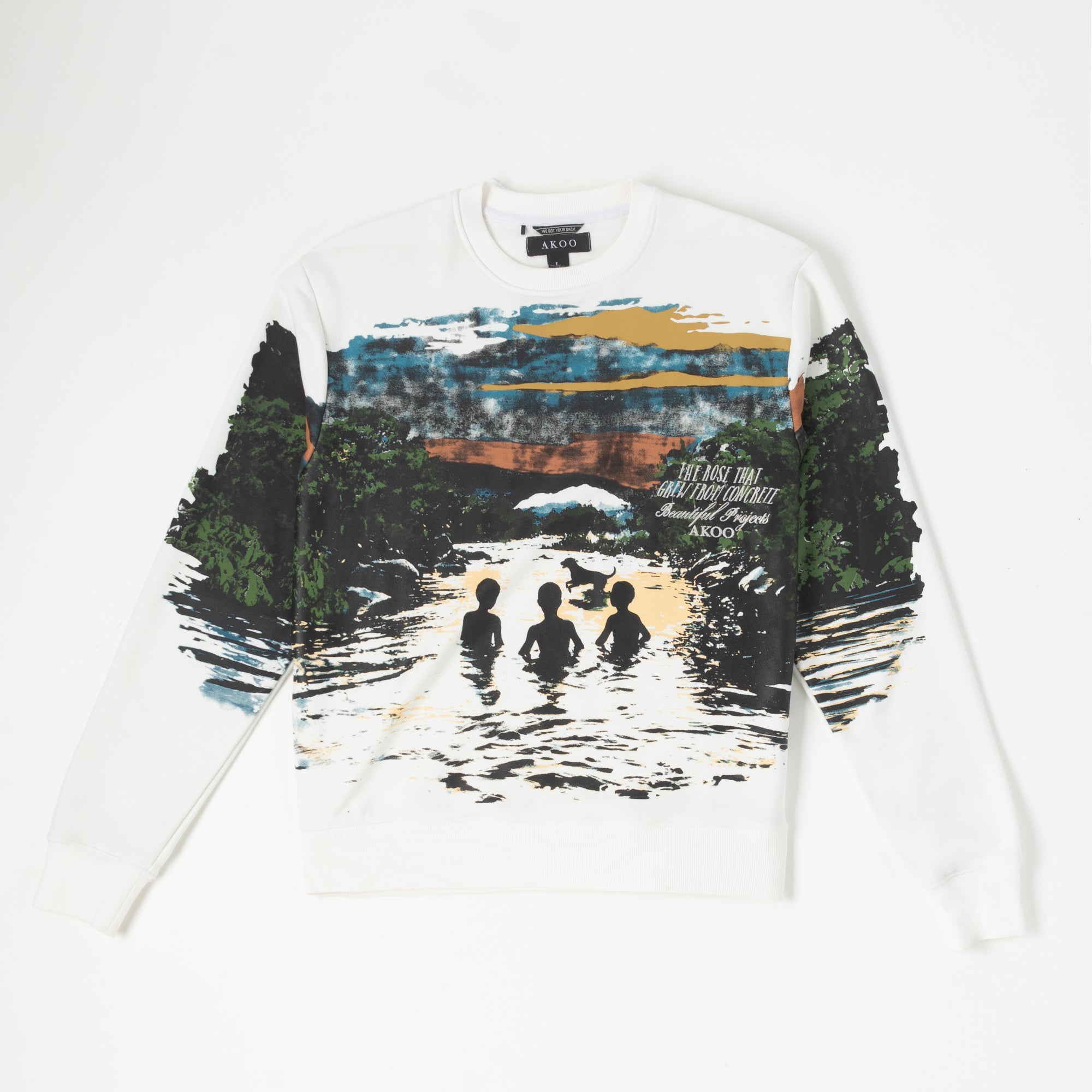 River Scene Fleece