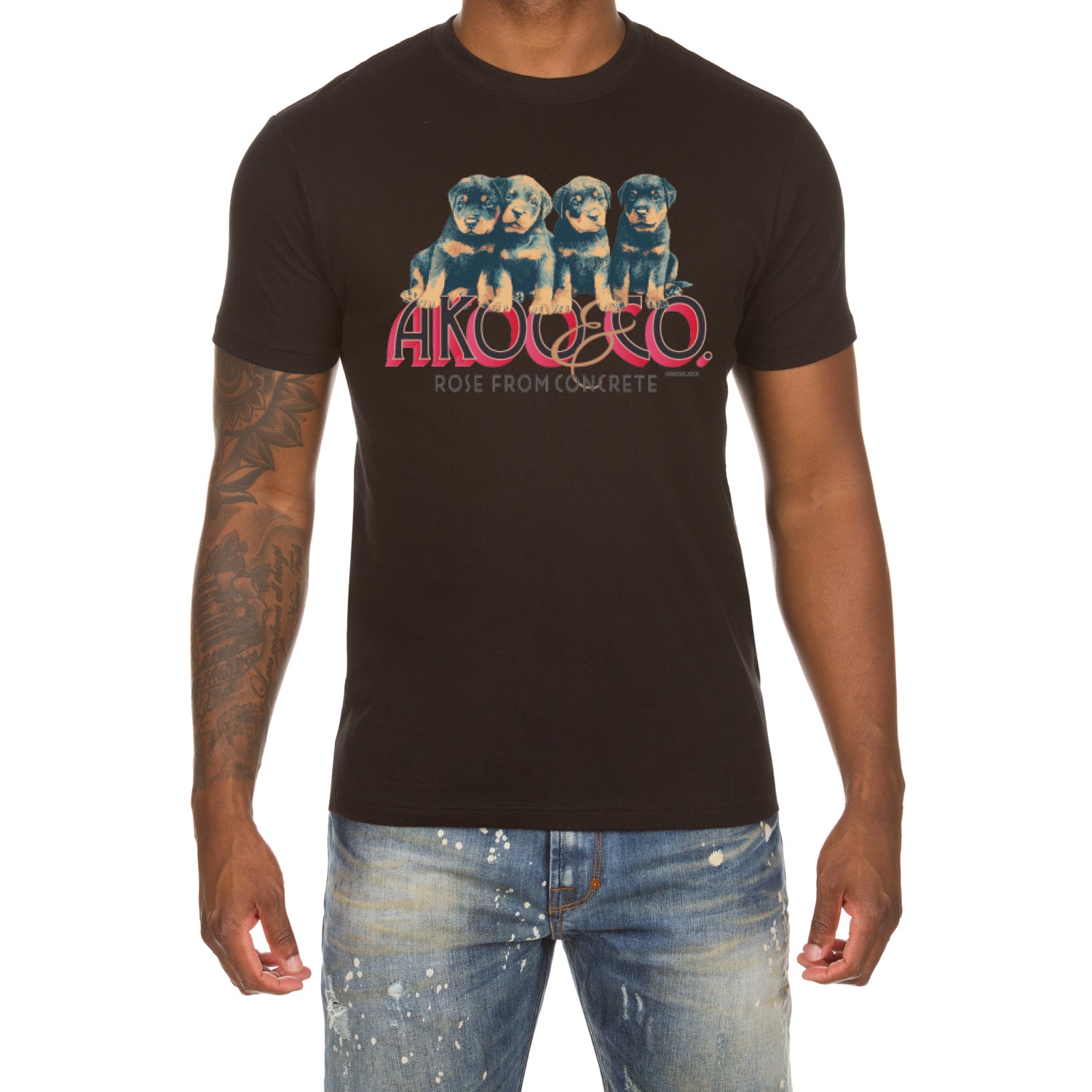 Puppies Rose SS Tee