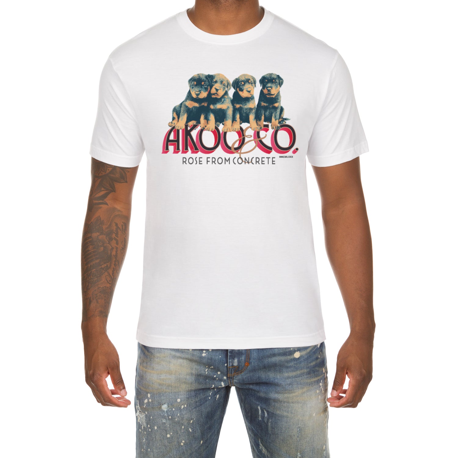 Puppies Rose SS Tee