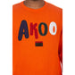 Akoo Mens Ornate Akoo Sweater (Red Orange)