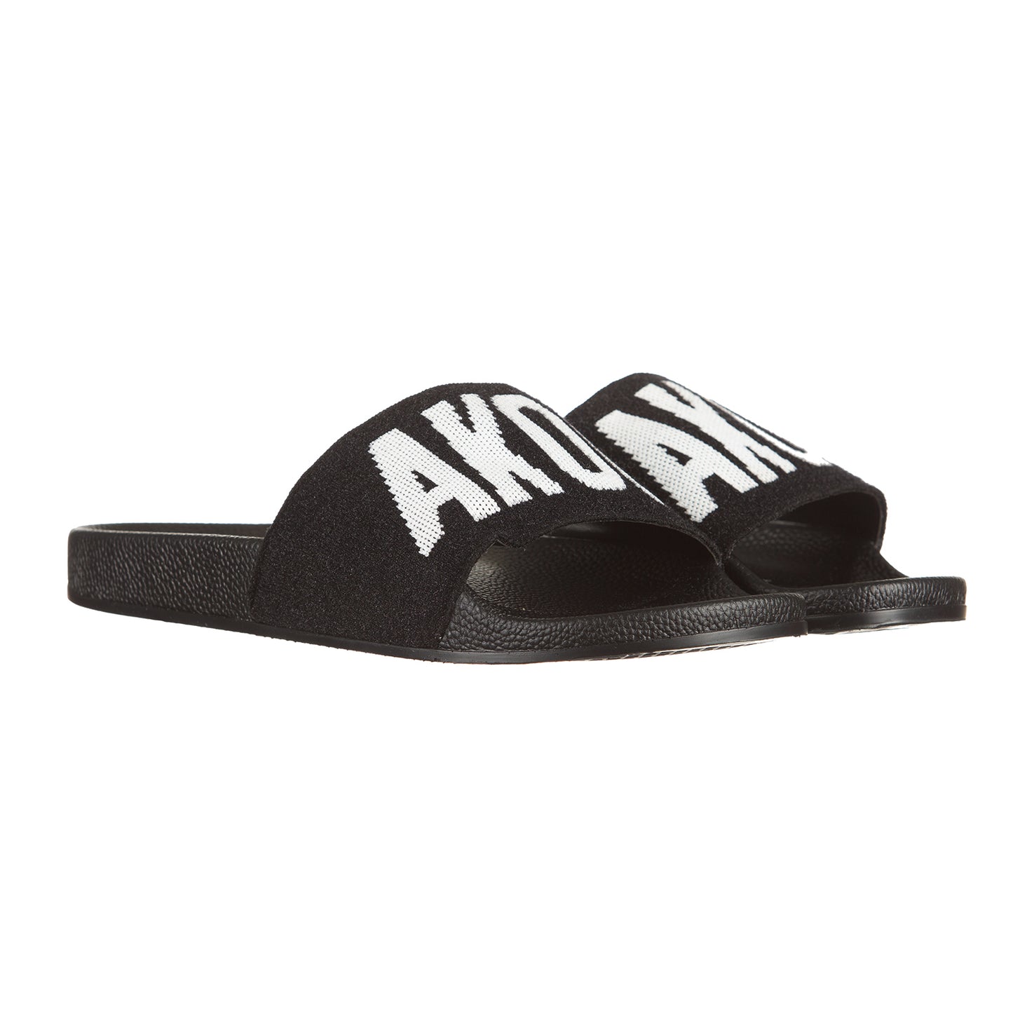 Akoo Mens Crown Slides (Black)